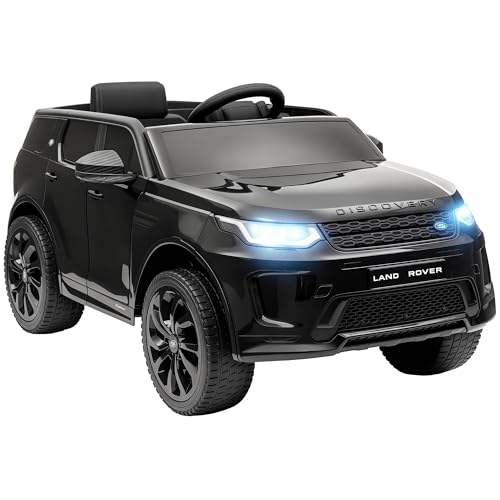 AIYAPLAY Kinder Elektroauto 12V Land Rover Discovery Sport Kinderauto mit 2,4G Fernbedienung, Musik, Hupe, Elektrofahrzeug mit LED-Lichtern, USB/MP3-Anschluss, 3-5 km/h, für Kinder 3-6 Jahre, Schwarz AIYAPLAY Kinder Elektroauto 12V Land Rover Discovery Sport Kinderauto mit 2,4G Fernbedienung, Musik, Hupe, Elektrofahrzeug mit LED-Lichtern, USB/MP3-Anschluss, 3-5 km/h, für Kinder 3-6 Jahre, Schwarz von AIYAPLAY