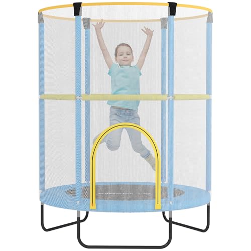 AIYAPLAY Kindertrampolin Ø140cm Outdoor Trampolin für Kinder mit Sicherheitsnetz, Reißverschluss, Gummiseil, Randabdeckung, Gartentrampolin für Indoor und Outdoor AIYAPLAY Kindertrampolin Ø140cm Outdoor Trampolin für Kinder mit Sicherheitsnetz, Reißverschluss, Gummiseil, Randabdeckung, Gartentrampolin für Indoor und Outdoor von AIYAPLAY