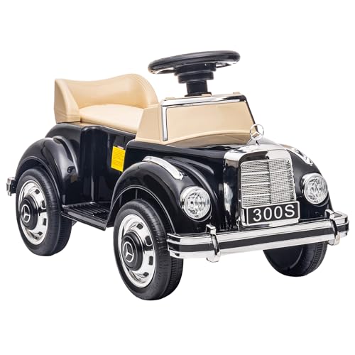 AIYAPLAY Rutschauto, Kinderfahrzeug, Rutscherfahrzeug mit Stauraum, Kinderauto mit Kippschutz Rutscher für 18-48 Monaten Kinder, Schwarz, 77,5 x 41,5 x 45 cm von AIYAPLAY