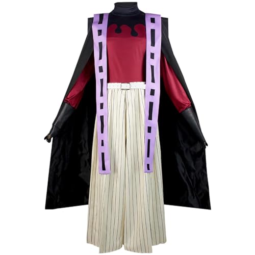 AIYINIY Cosplay Kostüm mit Faltfächer Anime Verkleidung Cosplay Halloween Outfits Anime Charakter Karneval Party Kostüm Erwachsene (Douma, 3XL) von AIYINIY