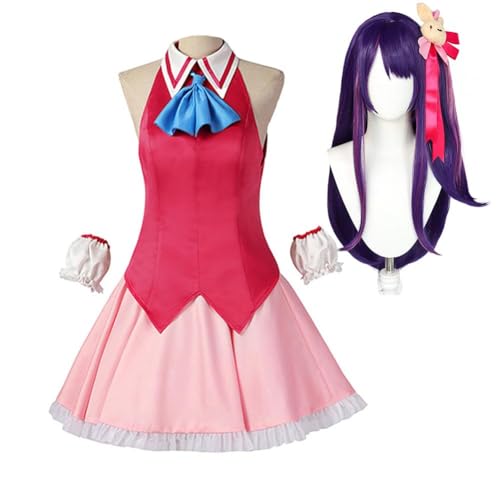 AIYINIY Hoshino Ai Cosplay Oshi No Ko Ai Cosplay Dress Outfit Anime Cosplay Kostüme Komplettes Set Halloween Karneval Dress Up Party Anzug für Damen (Hoshino Ai, 3XL) von AIYINIY