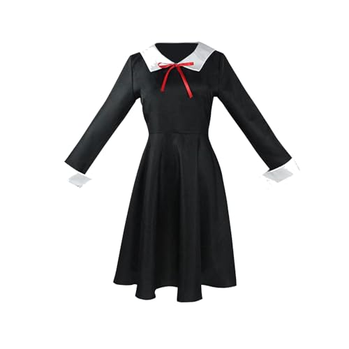 AIYINIY Shinomiya Kaguya Cosplay-Kostüm, Halloween-Outfit, Anime, Schuluniform, Kleid-Set für Damen (Langarm, XS) von AIYINIY