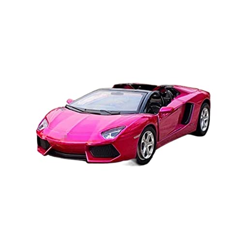 AJIEYMXS Pull-Back-Modell Für Aventador LP740 Legierung Sportwagen Modell Diecast Metall Fahrzeuge Auto Modell 1:32 Anteil (Size : Purple) von AJIEYMXS