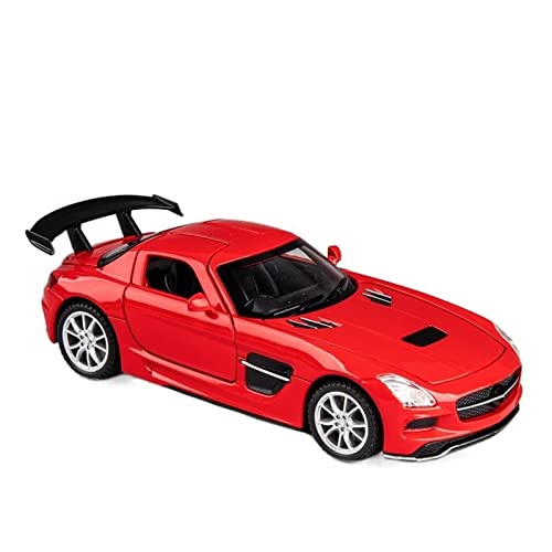 AJIEYMXS Pull-Back-Modell Für CLS Alloy Sports Car Diecast Metal Vehicles Automodell 1:32 Anteil (Size : Red) von AJIEYMXS