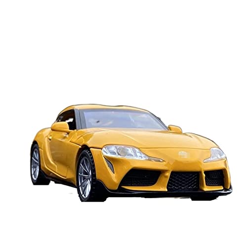 AJIEYMXS Pull-Back-Modell Für GT Alloy Racing Car Model Diecast Metal Vehicles Car Model 1:32 Anteil (Size : Yellow 2) von AJIEYMXS