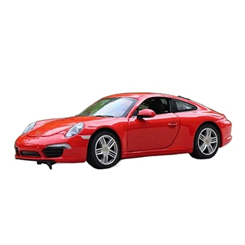 Pull-Back-Modell Für 911 Carrera S Legierung Sportwagen Modell Druckguss Fahrzeuge Metall Auto Modell 1:24 Anteil (Size : Red) von AJIEYMXS