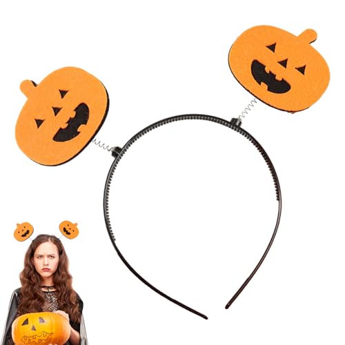 1 Stück Halloween Kürbis,Halloween Haarreif,Kostüm Kinder Haarreifen,für Cosplay Stirnband,Erwachsene Haarschmuck,Kürbiskostüm Erwachsener Haarbänder,Kürbis-Kostüm Party,Accessoires Haarband Pumpkin von AJUNLKVDR