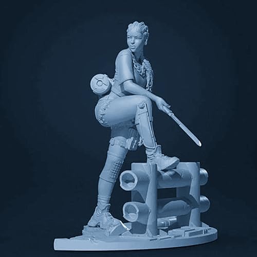 AJYDWHD 1/24 sci-fi Agent Female Warrior Resin Soldier Model kit ，unpainted and unassembled Figure Resin Model kit // k9u7L3 von AJYDWHD