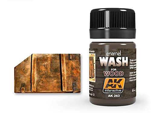 (AK00263) - AK Interactive Wash 35ml - Wash for Wood von AK Interactive