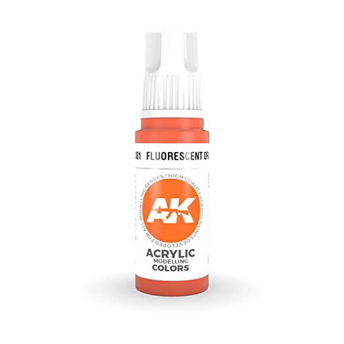 AK Interactive 3rd Gen Acrylic Fluorescent Orange 17ml von AK Interactive