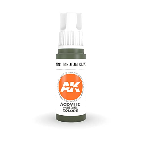 AK Interactive 3rd Gen Acrylic Medium Olive Green 17ml von AK Interactive