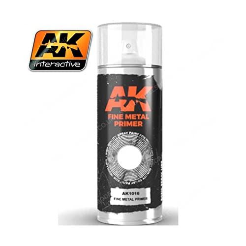 AK-Interactive AK1016 FINE Metal Primer Spray Grundierspray von AK Interactive