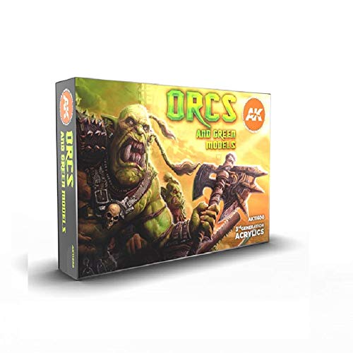 AK Interactive AK11600 Orcs and Green Models 6x17ml von AK Interactive