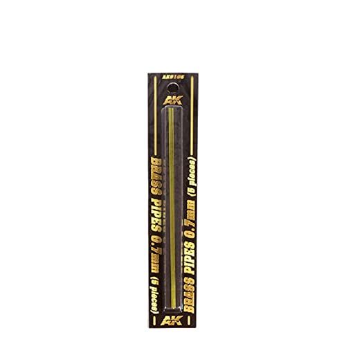 AK Interactive AK9106 Brass Pipes 0.7mm (5 pcs) von AK Interactive