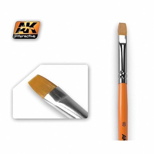 AK Interactive Brushes - Synthetic Flat 8 # 00608 von AK Interactive