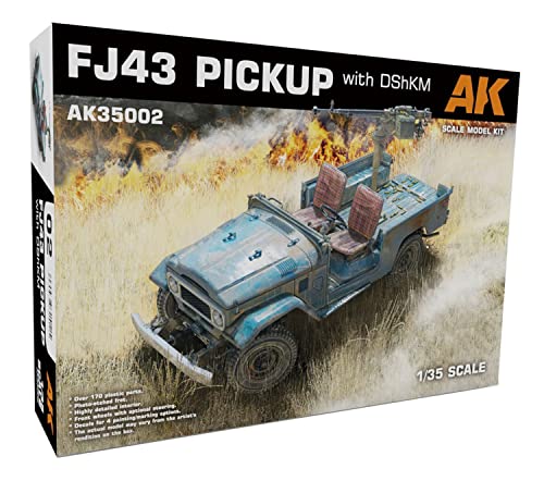 AK INTERACTIVE - Modellauto Fj43 Pickup mit Dshkm |ak interaktiv | 3500|2 1:35 Modellbau Panzer Promo von AK Interactive