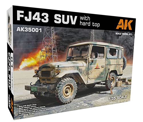 AK Interactive - Modellauto FJ43 SUV mit Hard Top 35001 1:35 Modellbau Panzer Promo von AK Interactive