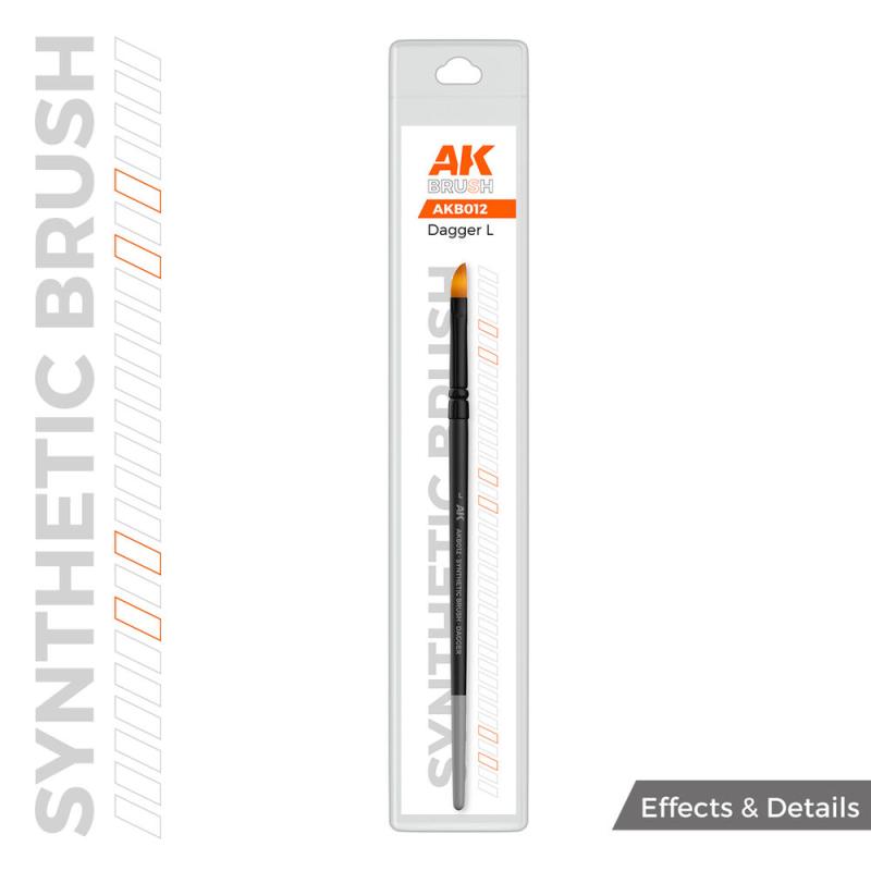 AK SYNTHETIC BRUSH - DAGGER L von AK Interactive