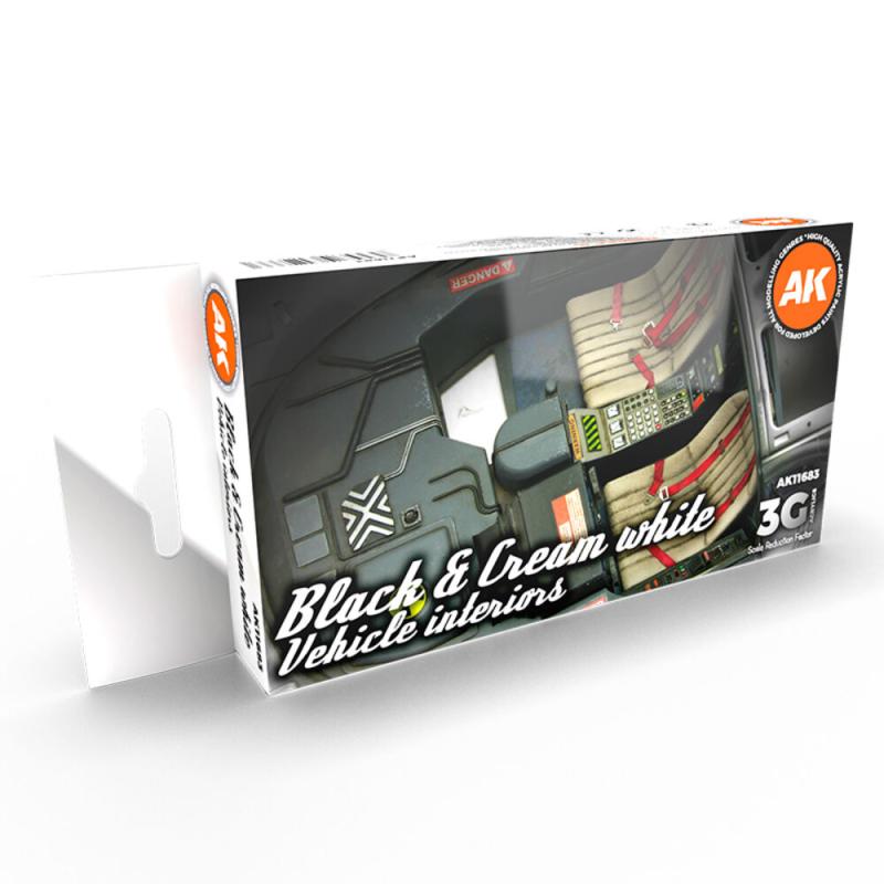 BLACK INTERIOR AND CREAM WHITE von AK Interactive