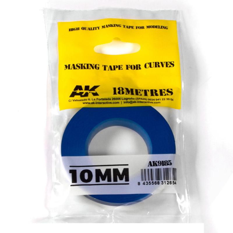 Blue masking Tape for curves 10mm von AK Interactive