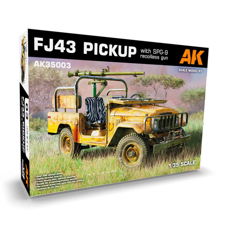 FJ43 Pickup with SPG-9.  RECOILLESS GUN von AK Interactive