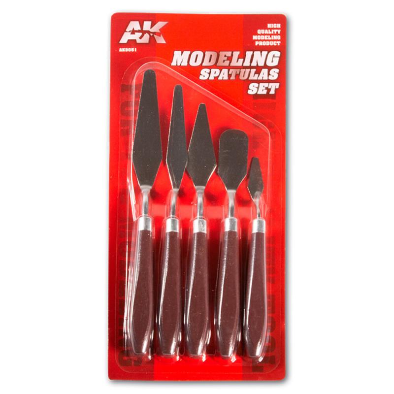 SET DE ESPÃTULAS PARA MODELISMO / MODELISM SPATULAS SET von AK Interactive