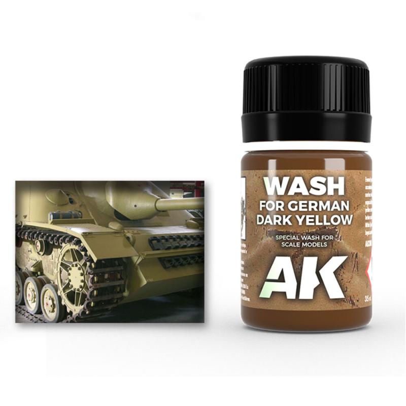 WASH FOR DARK YELLOW VEHICLES von AK Interactive