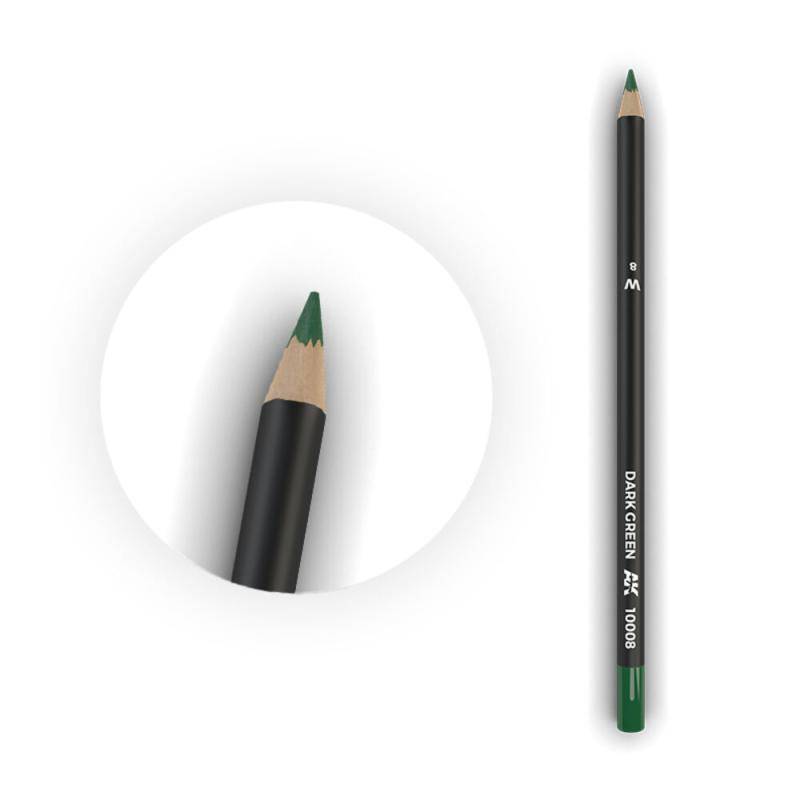 Watercolor Pencil - Dark Green von AK Interactive