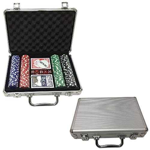 AK Sport 603014 Poker Set Koffer 200-tlg, Aluminium von AK Sport