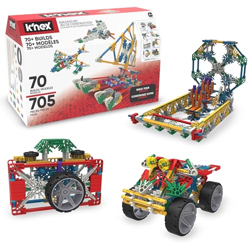 K'NEX 13419 - Building Set - 70 Model - 705 Pieces - 7+ - Bau- und Konstruktionsspielzeug von Basic Fun