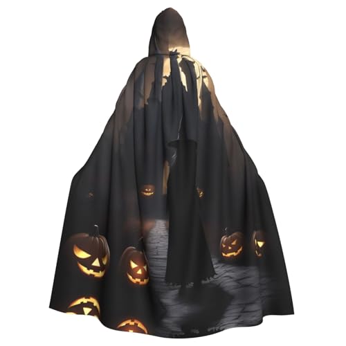 AKDODK Halloween Gothic 1 Print Hooded Robe Cloak Halloween Cosplay Costumes For Adult Men Women Dark Party Capes von AKDODK