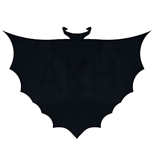 AKH® Damen Erwachsene Fledermaus Umhang | Einheitsgröße | Erwachsene Vampir Fledermaus Umhang Fledermaus Flügel Vampir Fledermaus Kostüm | Halloween Verkleidung Kostüm Zubehör von AKH