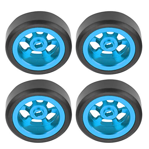 AKLOSIPY 4PCS Aluminium Oy -Driftreifen für Wltoys K969 K989 P929 /28 RC -Autos - D Hochleistungszubehör (blau B) von AKLOSIPY