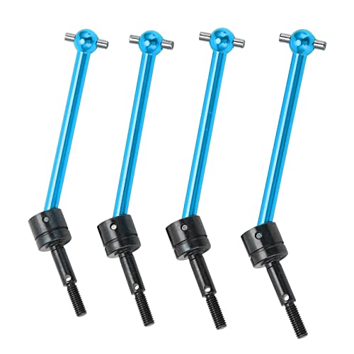 AKLOSIPY 4PCS CVD -Antriebswelle für 02B /10 RC -Auto Aluminium -Upgrade Rot (Blue) von AKLOSIPY