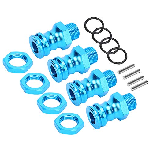 AKLOSIPY Aluminium 7mm Sechskantradverlängerung A für /8 Fernbedienungsauto - Set von 4 e (Blue) von AKLOSIPY