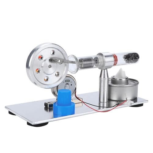 Stirlingmotor-Modell, Experimentiermodell, Einzylinder, S-Energie, Physik, Wissenschaft, Scharnierwerkzeug, E-onaler Generator von AKLOSIPY