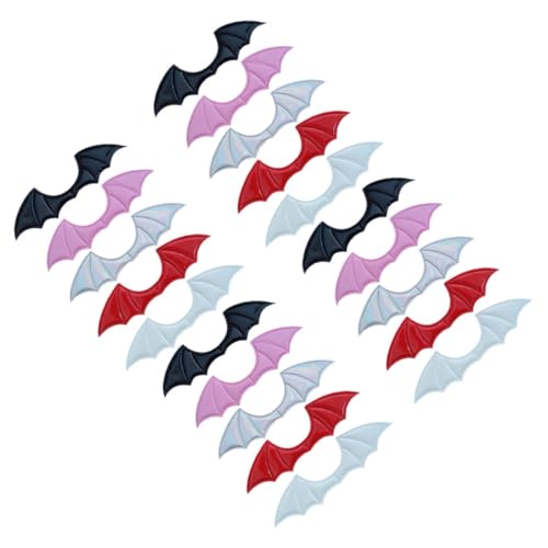 AKOOSY 20 Stück Teiliges Bat Wing Stoffzubehör für Halloween DIY Basteln Leichte Stabile Fledermausflügel zur Dekoration von Haaren Schuhen Taschen Vielseitig für Kostüm und AKOOSY 20 Stück Teiliges Bat Wing Stoffzubehör für Halloween DIY Basteln Leichte Stabile Fledermausflügel zur Dekoration von Haaren Schuhen Taschen Vielseitig für Kostüm und von AKOOSY