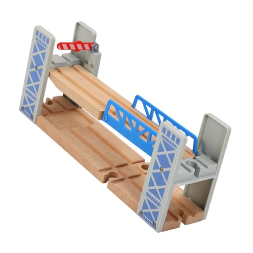 AKOOSY Holzeisenbahn Brücke aus Holz Erhöhter Eisenbahn Track Kompatibel mit Holzschienen Einfach zu Montierendes Brückenelement für Kreative Zugstrecken Pädagogisches AKOOSY Holzeisenbahn Brücke aus Holz Erhöhter Eisenbahn Track Kompatibel mit Holzschienen Einfach zu Montierendes Brückenelement für Kreative Zugstrecken Pädagogisches von AKOOSY