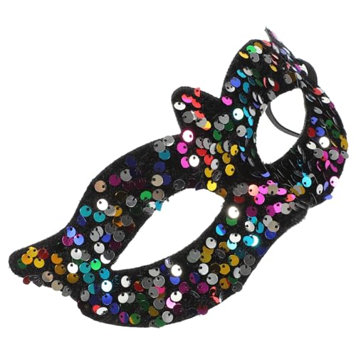 AKOOSY Mardi Gras Maske mit Pailletten Spitze Form Verstellbares Elastisches Band Damen Maskerade für Karneval Tanzparty Halloween und Kostümveranstaltungen AKOOSY Mardi Gras Maske mit Pailletten Spitze Form Verstellbares Elastisches Band Damen Maskerade für Karneval Tanzparty Halloween und Kostümveranstaltungen von AKOOSY