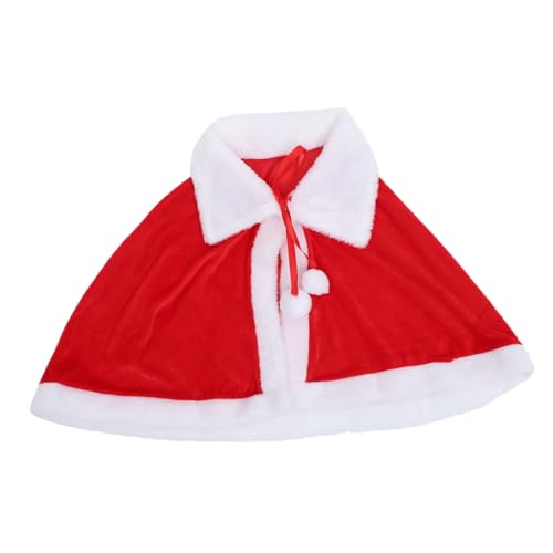 AKOOSY Weicher Weihnachts Schal Damen Plüsch Umhang Klassisch Elegant Rot Festlicher Überwurf für Erwachsene AKOOSY Weicher Weihnachts Schal Damen Plüsch Umhang Klassisch Elegant Rot Festlicher Überwurf für Erwachsene von AKOOSY