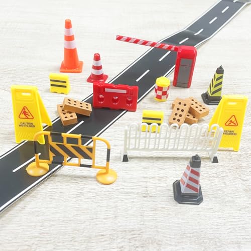 Wichtel Zubehör, AKSXU 20Pcs Miniatur Wichtelzubehör Baustelle Set für Weihnachten Wichteltür Deko und Puppenhaus,DIY Wichtel Baustelle Einzug von AKSXU