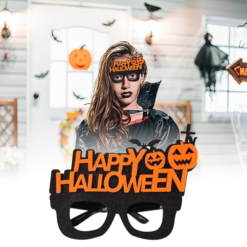 AKTOUR Babykostüme Foto Halloween Party Plastik Partybrille Glitzernde Brille Halloween Fotos Booth Requisiten Löwe Kostüm Jungen (C, One Size) von AKTOUR