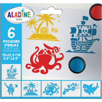 ALADINE 3081393 Schablonen Piraten von ALADINE