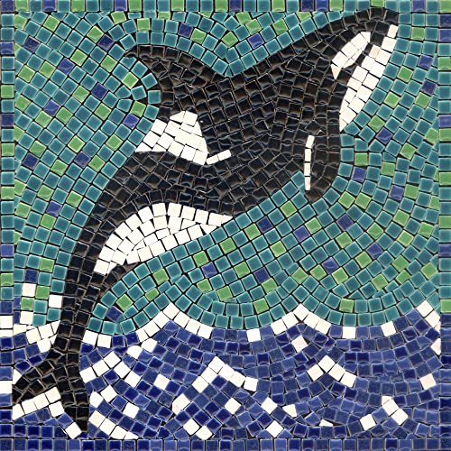 Mosaik bastelset, DIY 20x20cm, Orca von ALEA Mosaic