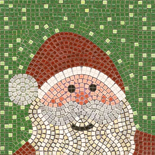 Mosaik bastelset, DIY 20x20cm, Weihnachtsmann von ALEA Mosaic