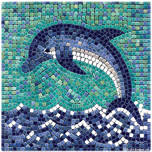 Mosaik bastelset, DIY 20x20cm, Delphin von ALEA Mosaic