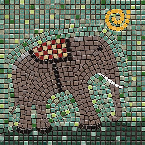 ALEA Mosaic Mosaik bastelset, DIY 20x20cm, Indien von ALEA Mosaic