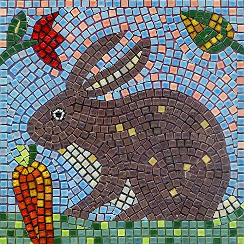 ALEA Mosaic Mosaik bastelset, DIY 20x20cm, Kaninchen von ALEA Mosaic