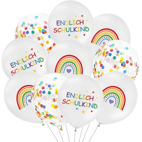 24 Stk Luftballons Einschulung Deko Weiß, Schulanfang Deko Einschulung Mädchen Junge, Endlich Schulkind Luftballon Schulanfang 2025, Schulkind Ballon für Einschulungsfeier, Schuleinführung Party Deko 24 Stk Luftballons Einschulung Deko Weiß, Schulanfang Deko Einschulung Mädchen Junge, Endlich Schulkind Luftballon Schulanfang 2025, Schulkind Ballon für Einschulungsfeier, Schuleinführung Party Deko von ALEGRE