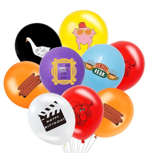 ALEGRE® 28 Stück Luftballons Geburtstag,12 Zoll Happy Birthday Luftballon Bunt,Fernsehshows Ballons Geburtstag Deko Ballon,Happy Birthday Deko,Geburtstagsdeko Mädchen Junge,Geburtstag Party Dekoration von ALEGRE